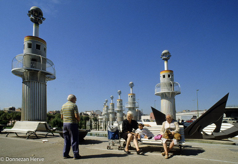 SPAIN BARCELONA PARC DE L'ESPAGNE INDUSTRIELLE